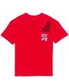 Hybrid Men's Hello Kitty Short Sleeve T-shirt In Red
