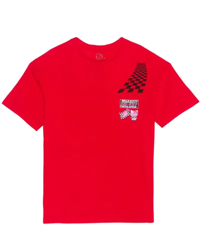 Hybrid Men's Hello Kitty Short Sleeve T-shirt In Red