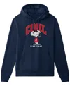 Hybrid Men's Joe Cool Like That Peanuts Long Sleeve Hoodie In Black