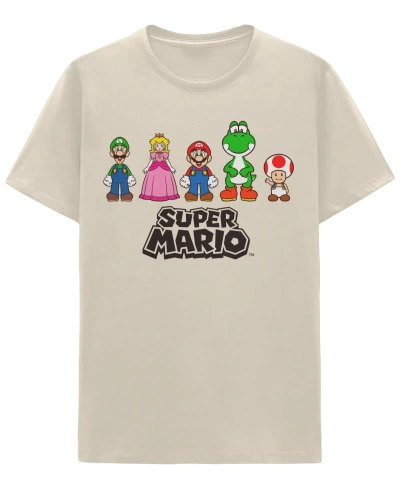 Hybrid Men's Mario Short Sleeve T-shirt In Natural