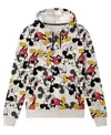 Hybrid Men's Mickey Mouse Graphic Hoodie In White