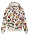Hybrid Men's Peanuts Classic Graphic Hoodie In White