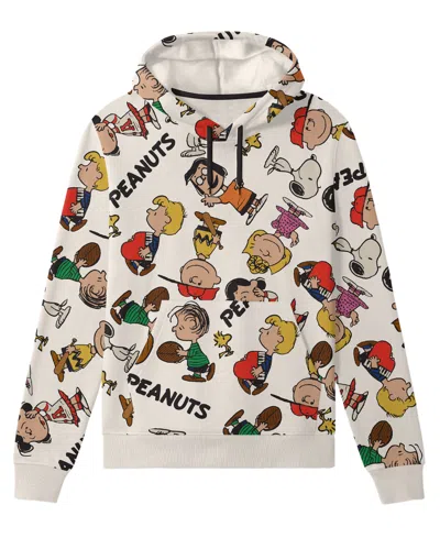 Hybrid Men's Peanuts Classic Graphic Hoodie In White