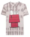 Hybrid Men's Peanuts Short Sleeve T-shirt In Gray