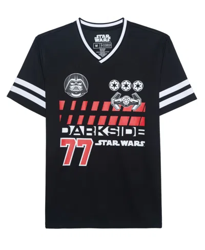 Hybrid Men's Star Wars Front Back Soccer Jersey Shirt In Black