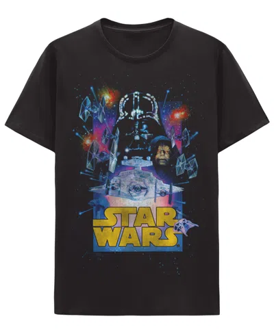 Hybrid Men's Star Wars Short Sleeve T-shirt In Black