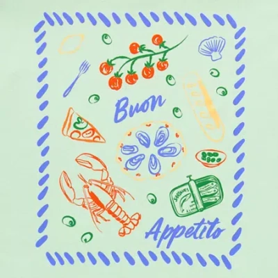 Hybrid Tees Destination Lobster Oversized Tee Womens Juniors Crew Neck Short Sleeve Oversized Graphic T-shirt In Blue