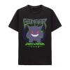 Hybrid Tees Gengar Little & Big Kid Boys Crew Neck Short Sleeve Regular Fit Pokeman Graphic T-shirt In Black