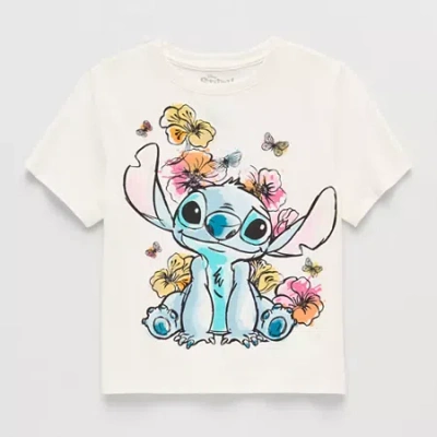 Hybrid Tees Little & Big Kid Girls Crew Neck Short Sleeve Regular Fit Graphic T-shirt In Multi