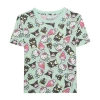 Hybrid Tees Little & Big Kid Girls Crew Neck Short Sleeve Regular Fit Hello Kitty Graphic T-shirt In Green