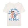 Hybrid Tees Little & Big Kid Girls Crew Neck Short Sleeve Regular Fit Lilo & Stitch Graphic T-shirt In White