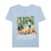 Hybrid Tees Little & Big Kid Girls Crew Neck Short Sleeve Regular Fit Snow White Graphic T-shirt In Blue
