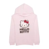 Hybrid Tees Little & Big Kid Girls Long Sleeve Hello Kitty Fleece Hoodie In Pink