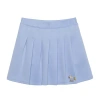 Hybrid Tees Little & Big Kid Girls Mini Peanuts Pleated Skirt In Blue