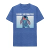 Hybrid Tees Mens Crew Neck Short Sleeve Classic Fit Lilo & Stitch Graphic T-shirt In Blue