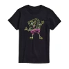Hybrid Tees Mens Crew Neck Short Sleeve Classic Fit Spongebob Graphic T-shirt In Black