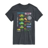 Hybrid Tees Mens Crew Neck Short Sleeve Classic Fit Teenage Mutant Ninja Turtles Graphic T-shirt In Gray