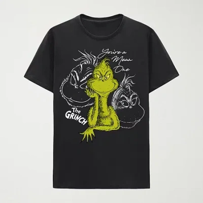 Hybrid Tees Mens Crew Neck Short Sleeve Regular Fit Grinch Graphic T-shirt In Multi