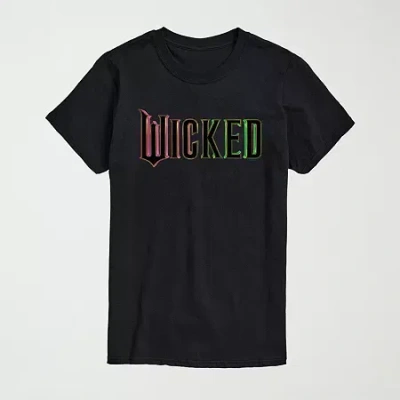 Hybrid Tees Mens Crew Neck Short Sleeve Regular Fit Wicked Big And Tall Graphic T-shirt In Black