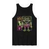 Hybrid Tees Mens Crew Neck Sleeveless Spongebob Tank Top In Black