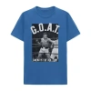 Hybrid Tees Mens Short Sleeve Muhammad Ali Graphic T-shirt In Blue