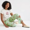 Hybrid Tees Strawberry Shortcake Lounge Pant Womens Juniors Straight Lounge Pant In Green