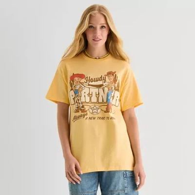 Hybrid Tees Womens Regular Fit Toy Story Graphic T-shirt In Yellow