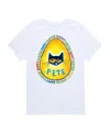 Hybrid Toddler And Big Boys Pete The Cat Easter Egg Graphic T-shirt In White