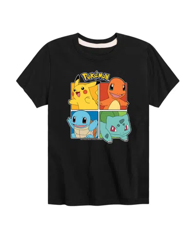 Hybrid Babies' Toddler Boys Pokemon Characters Graphic T-shirt In Black