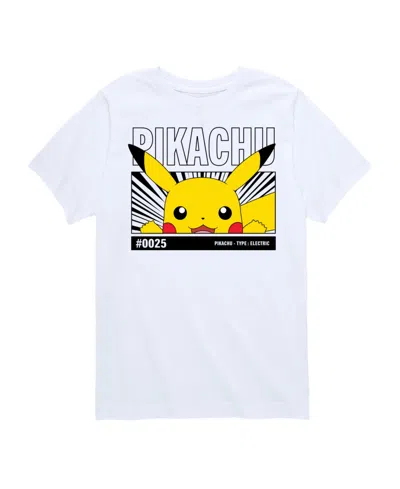 Hybrid Babies' Toddler Boys Pokemon Pikahu Graphic T-shirt In White