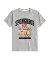 Hybrid Toddler Boys Spongebob Squarepants Graphic T-shirt In Gray