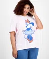 Hybrid Trendy Plus Size Minnie Mouse Crewneck Tee