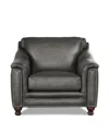 Hydeline Belfast 42" Top Grain Leather Armchair