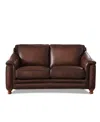 Hydeline Belfast 67" Top Grain Leather Loveseat