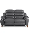 Hydeline Dream Power Headrest Zero Gravity 68" Reclining Loveseat In Steel Gray