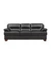 HYDELINE LUXOR 88" TOP GRAIN LEATHER SOFA