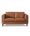 Hydeline Maui 65" Top Grain Leather Loveseat