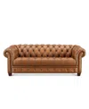Hydeline York 89" Top Grain Leather Sofa