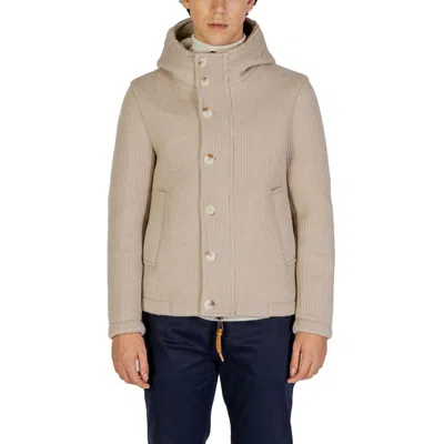 Hydra Clothing Beige Polyester Jacket In Neutral