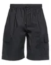 Hydra Clothing Man Shorts & Bermuda Shorts Black Size Xs Cotton