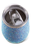 Hydragear Bling Stainless Steel Wine Tumbler In Blue