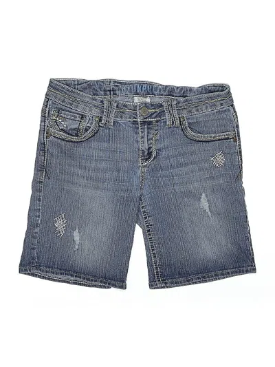 Pre-owned Hydraulic Denim Shorts In Blue