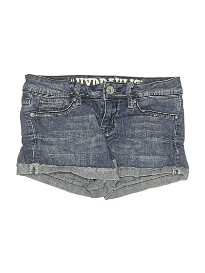 Pre-owned Hydraulic Denim Shorts In Blue