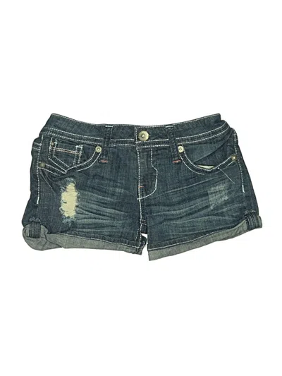 Pre-owned Hydraulic Denim Shorts In Blue
