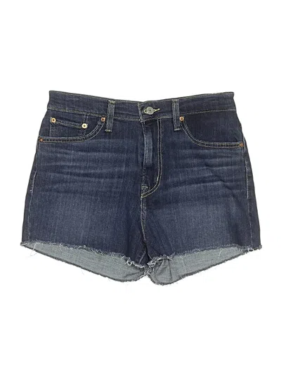Pre-owned Hydraulic Denim Shorts In Blue