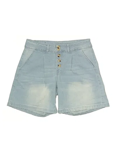Pre-owned Hydraulic Denim Shorts In Blue