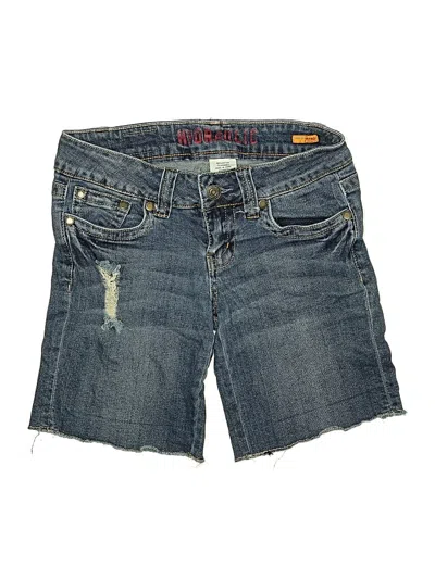 Pre-owned Hydraulic Denim Shorts In Blue