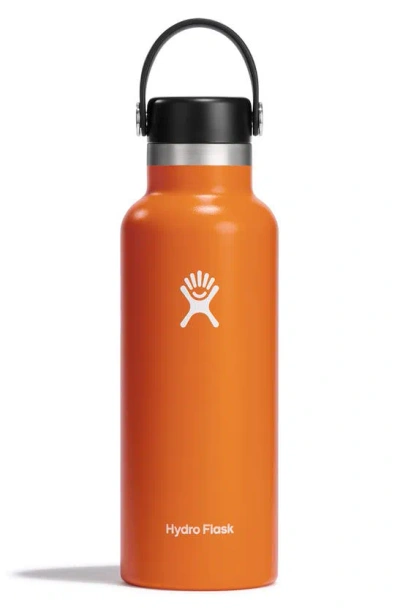 Hydro Flask 18-ounce Standard Flex Cap Water Bottle In Orange