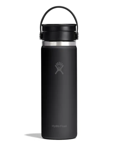 Hydro Flask 20 Oz. Wide Mouth Flex Sip Lid Bottle In Black