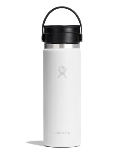 Hydro Flask 20 Oz. Wide Mouth Flex Sip Lid Bottle In White